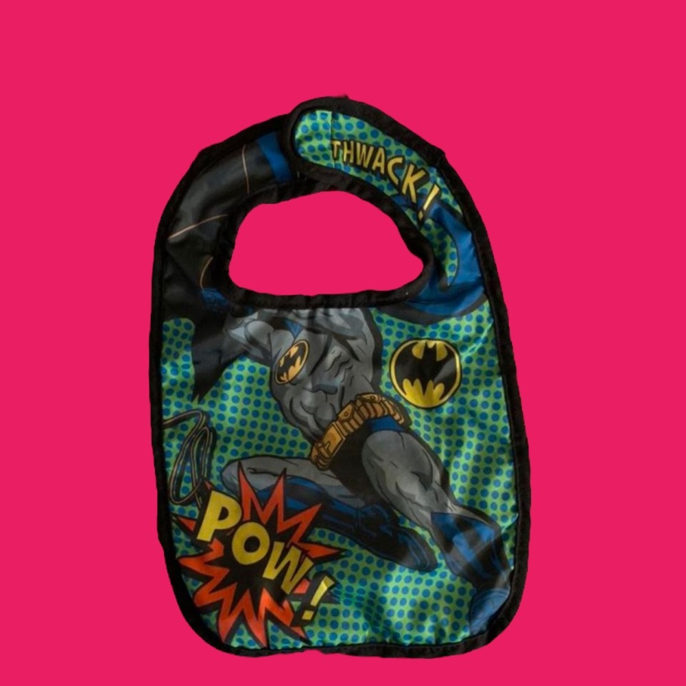 vintage dc comics Batman bib